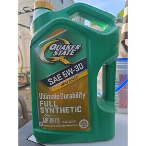 3 Pack Quaker State 5W-30 Full Synthetic Motor Oil 5 Quart Each 15 Qt Total